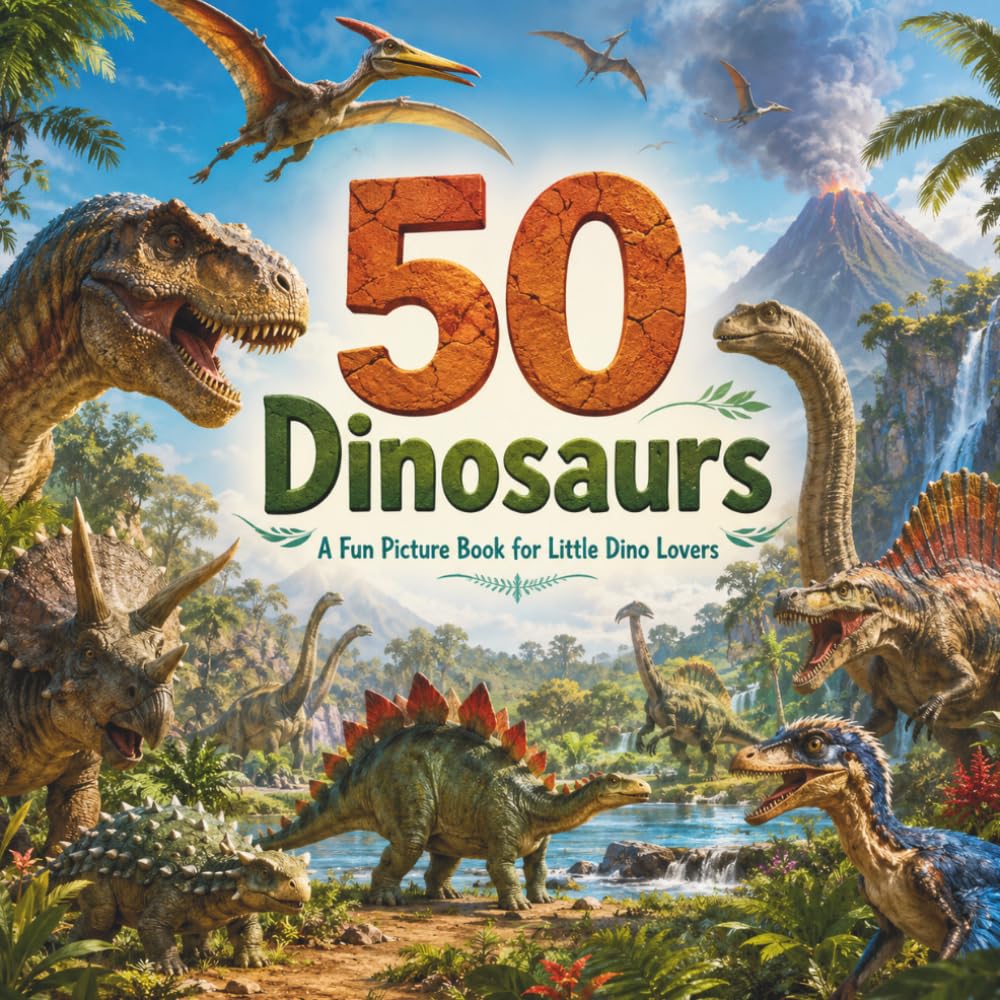 50 Dinosaurs: A Fun Picture Book for Little Dino Lovers (The 50 Things Kids Should Know Series)