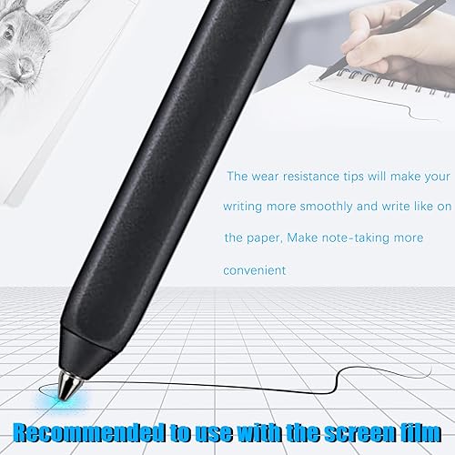 Miniatura 4 de Puntas finas de aleación de titanio de ajuste universal sin desgastar compatibles con BOOX Pen 2 Pro iReader IFLYYTEK Lamy AL-Star puntas de