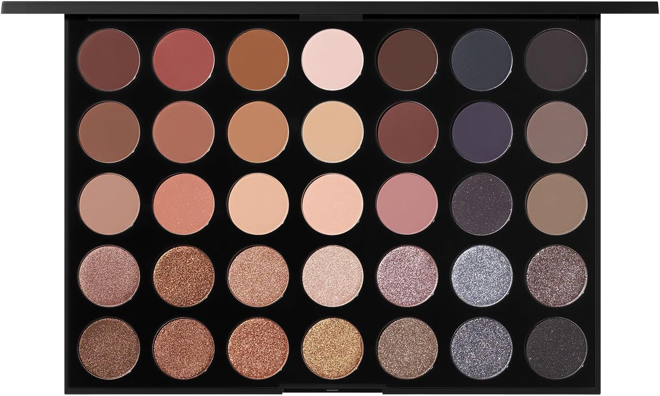 Morphe 35MI Magic Mirror Artistry Palette - Makeup Palette with Matte & Shimmer Shades - Made to Build, Blend & Layer Flawlessly for Everyday, Versatile Makeup Looks (1.98 oz)