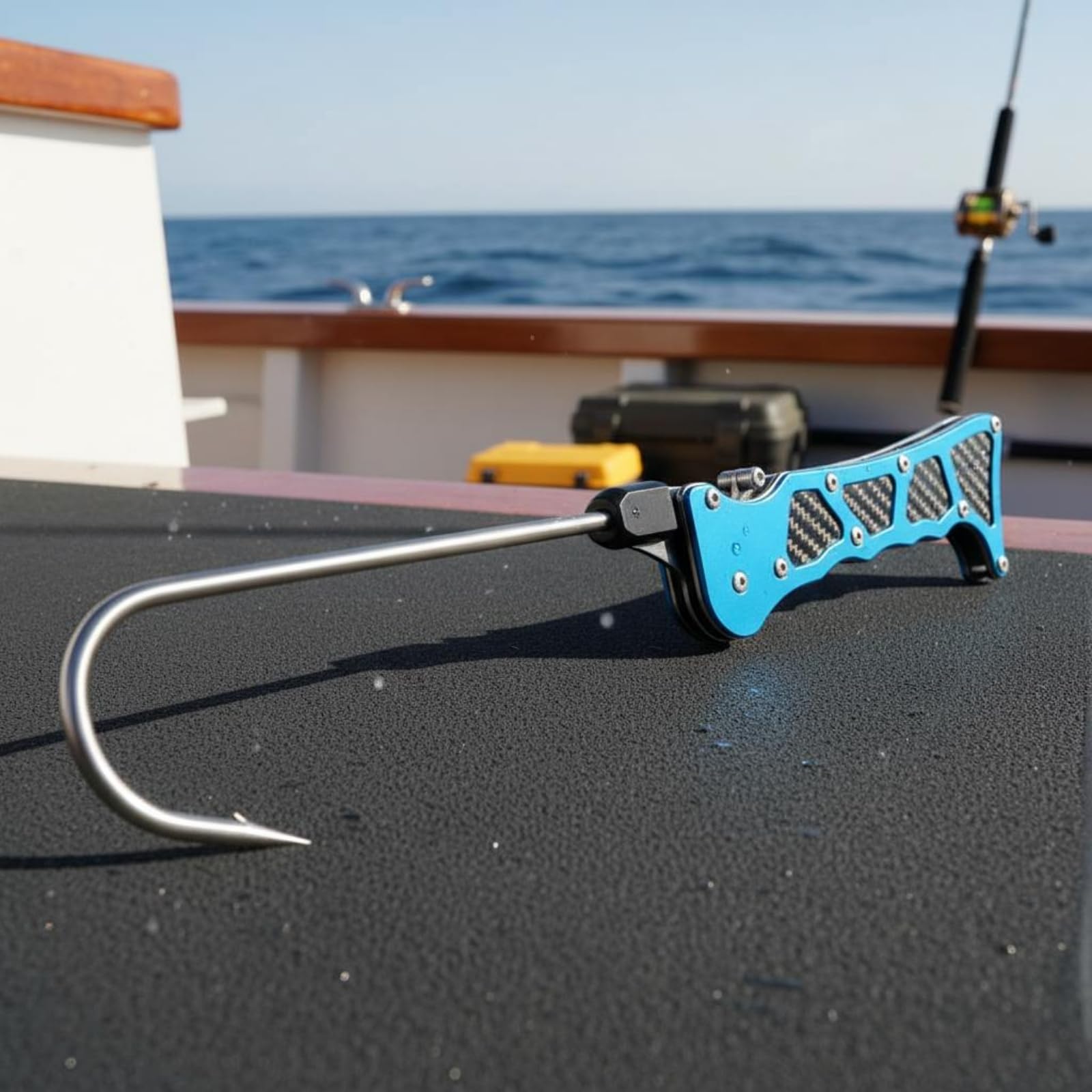 harayaa Pince à Hameçon Rétractable en Acier Inoxydable avec Grip Texturé pour Les Pêcheurs Amateurs et Les Excursions Pêche