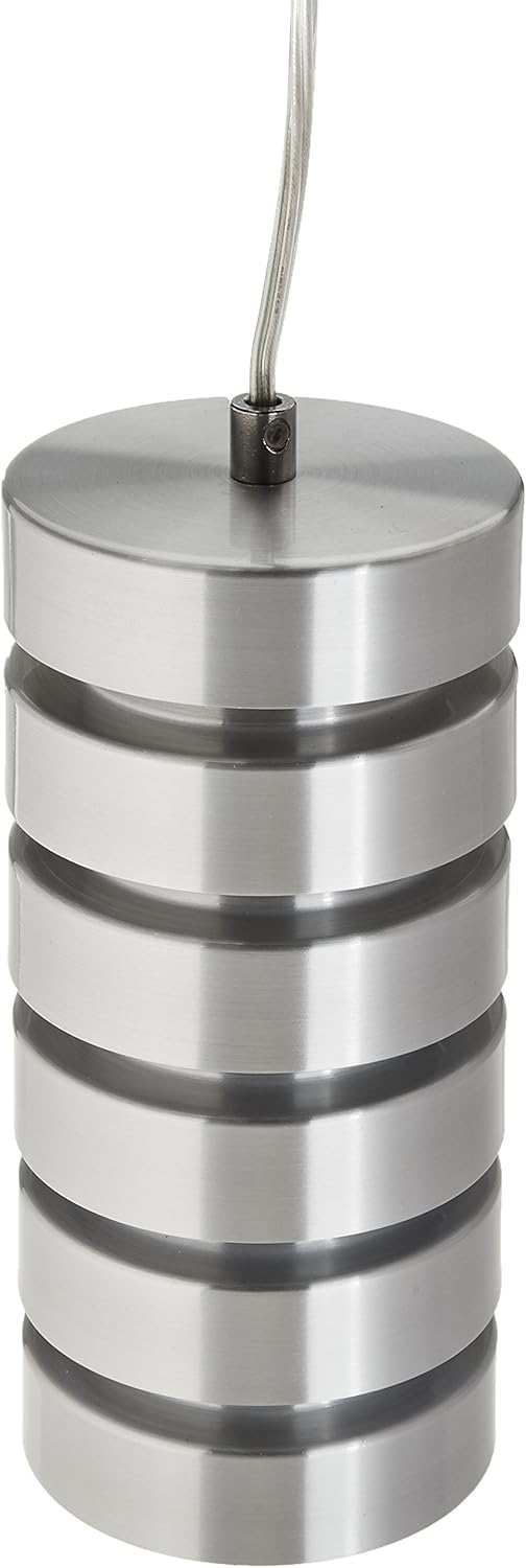 Lite Source Inc Source LS-19921ALU Tendrill 1-Lite Metal Pendant Lamp, Aluminum