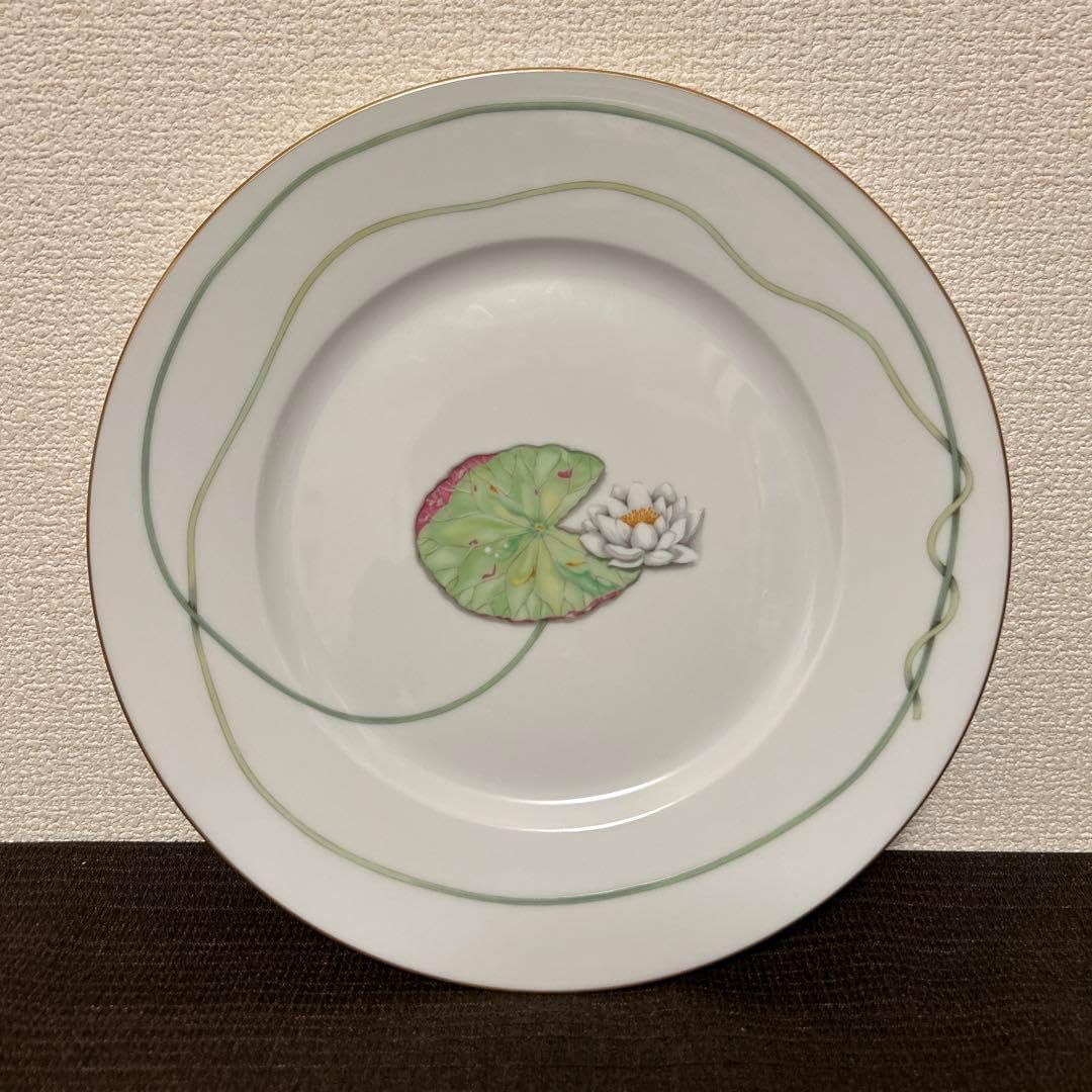 8967.エルメス ナイルの庭 スクエアプレート 欠けあり 8967.エルメス