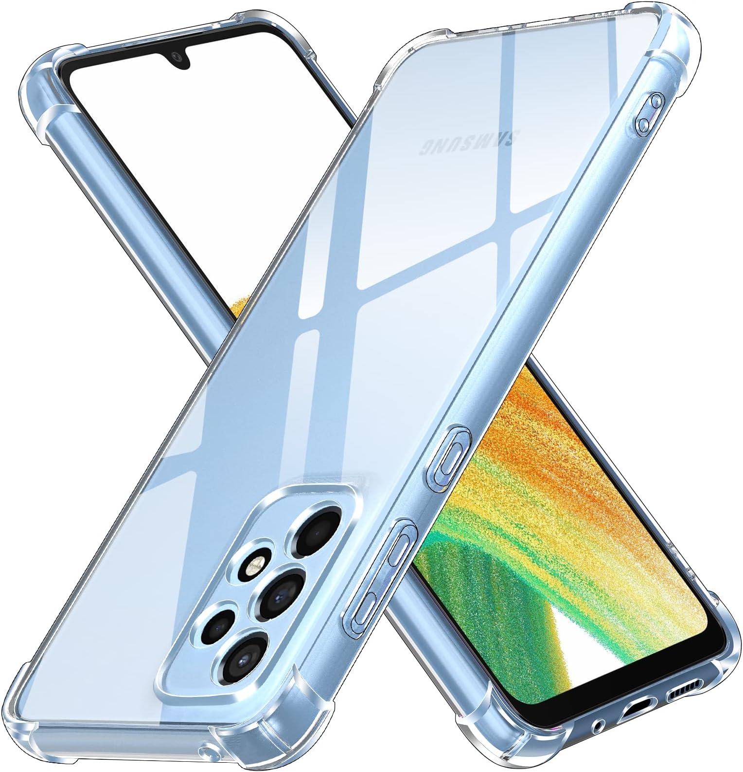 BMPNLSZ Coque Pour Oscal Pilot 3, Silicone TPU Cover Souple Cristal Bumper Housse Étui Case + Film Protecteur Verre Trempé écran Pour Oscal Pilot 3 - BST13