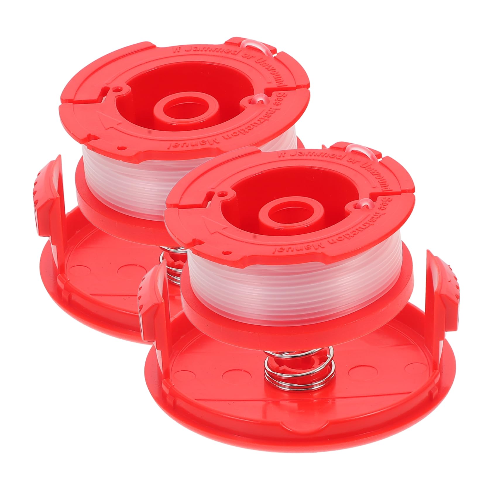 BESPORTBLE 2 Sets Grass Cutting Reel Mowing Accessory Mower Accessory Line Grass Eater Mowing Trimming Line Spool Unique Trimmer Line Trimmer Spool Accessory Mower Line Spool Nylon Red