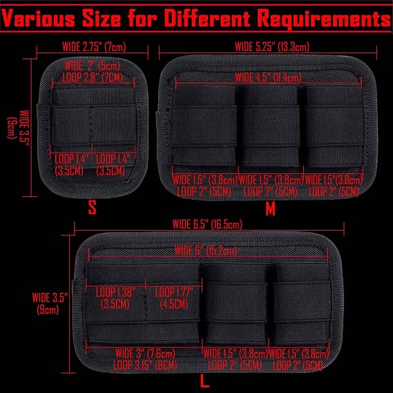 3 Piece Tactical Modular EDC Organizer Insert and Storage Pouch