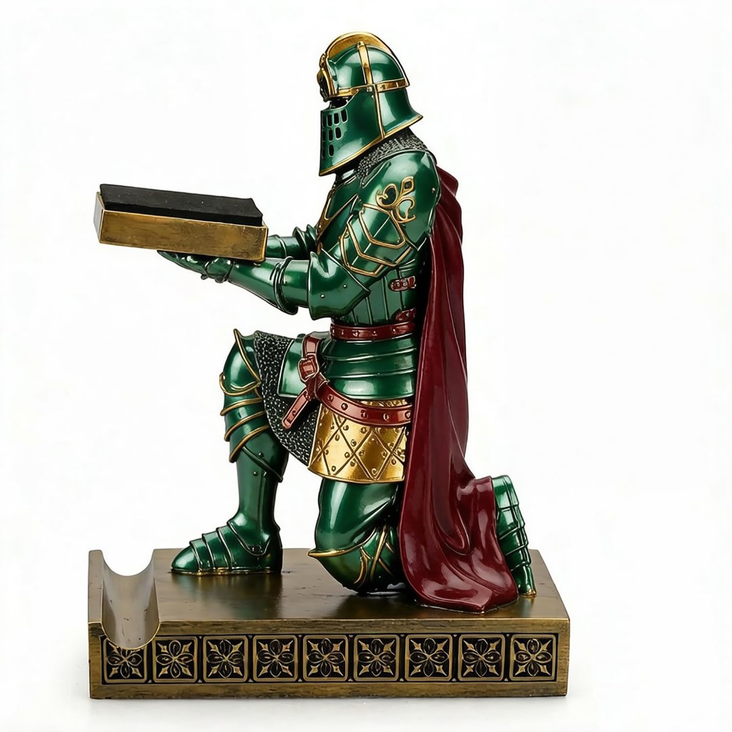 King's Guard Présentoir pour montres, lunettes, bijoux, bracelets, colliers - En résine - Pour bureau et maison - Vert