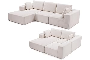Scratch-Resistant Modular Sectional Sofa for the Ultimate Comfort Zone