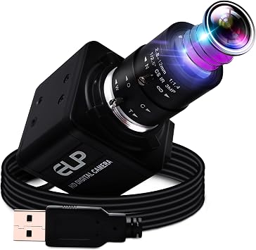 كاميرا التركيز المتغير 260 إطارًا في الثانية Zoom Webcam، 2mp FHD 1080P Varifocal Web Cam Manual Zoom Lens Webcamera، Raspberry Pi Mac Vari-Focus USB Web Camera، Close-up Monitoring Varifocal Cameras   