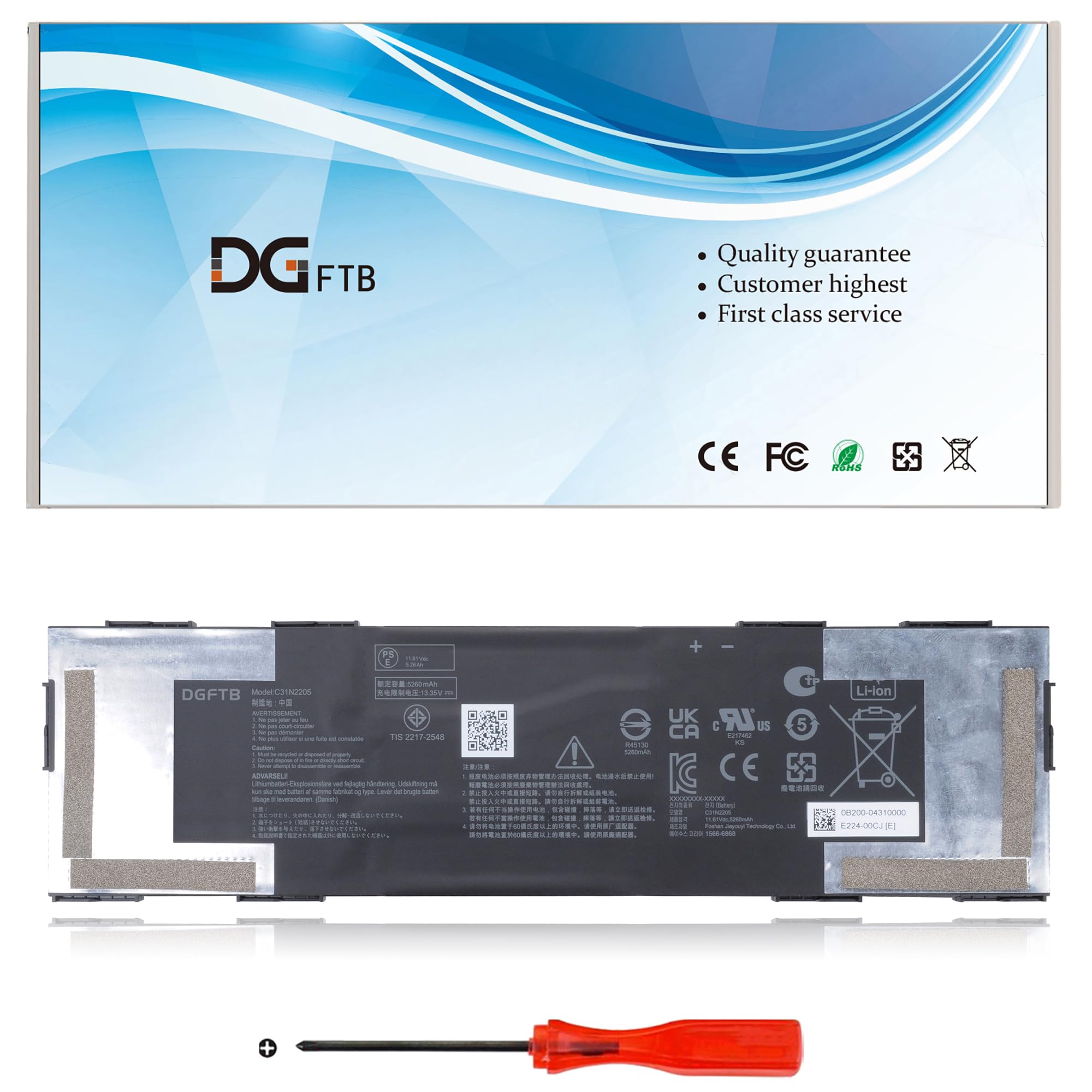 Amazon.com: C31N2205 Battery Replacement Compatible for ASUS