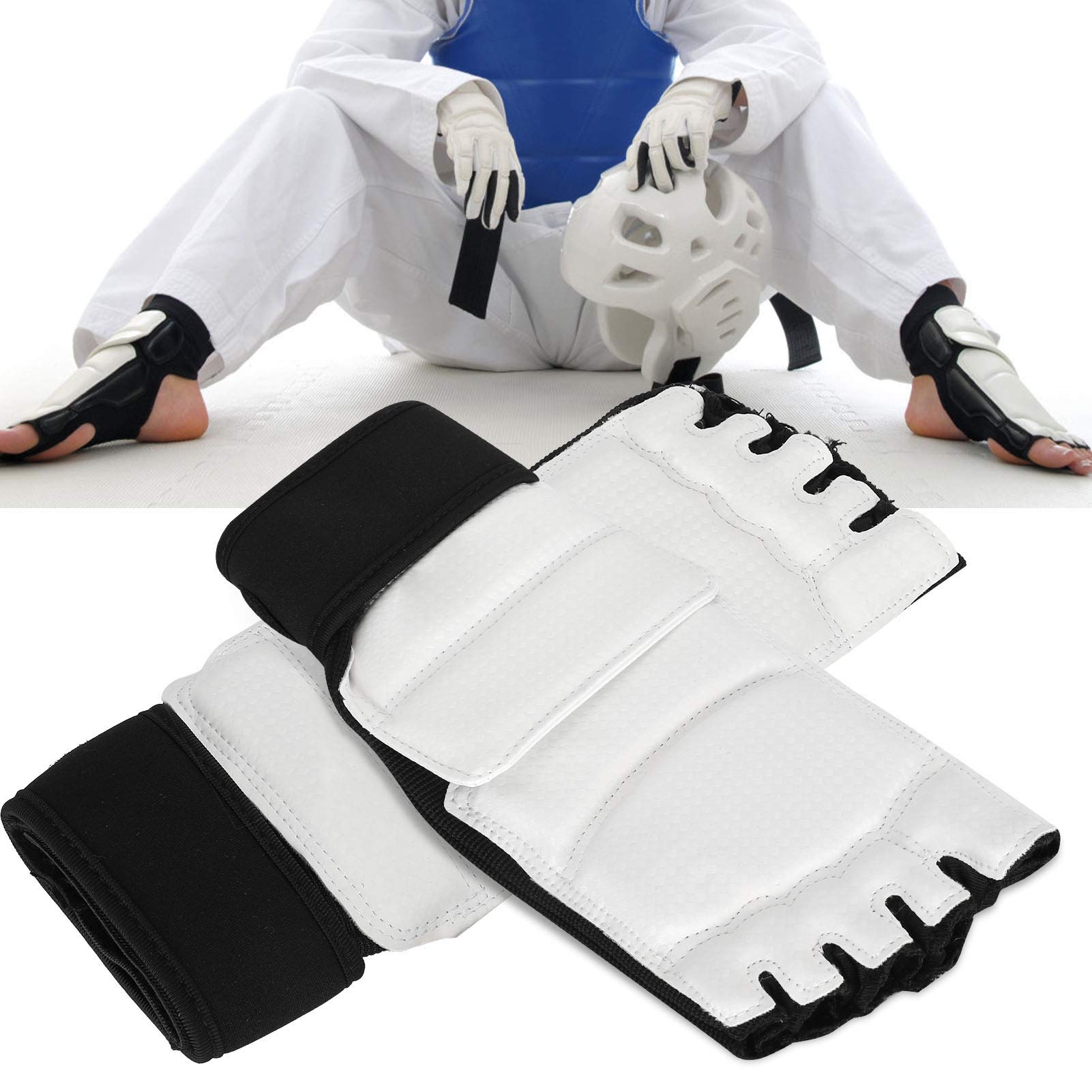 Pilipane Soutien Et Protection de la Cheville,Protège-Pieds De Taekwondo Durables pour Adultes Et Enfants, Attelle De Cheville pour Les Arts Martiaux
