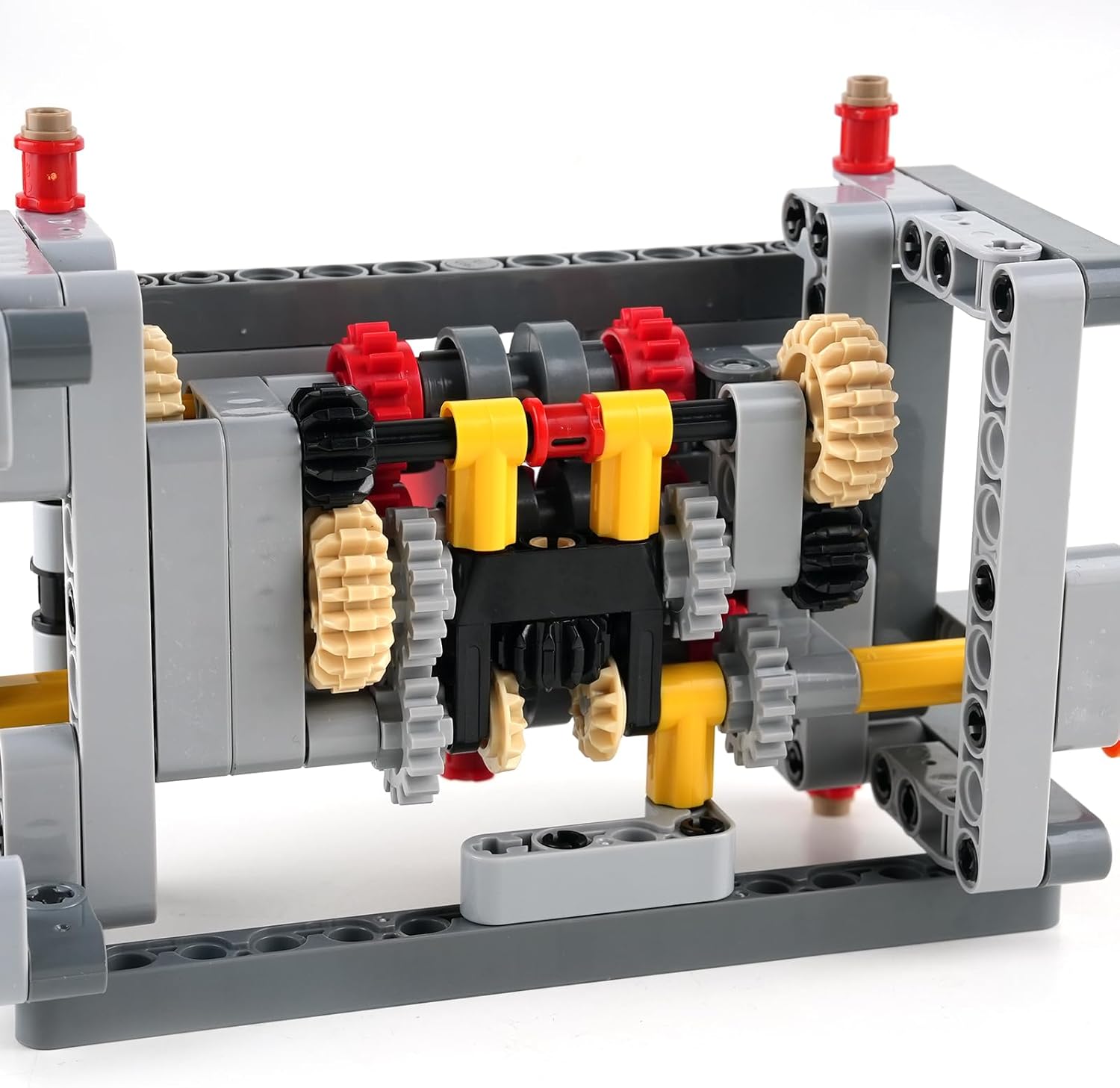 Indre view of the gearbox mechanism