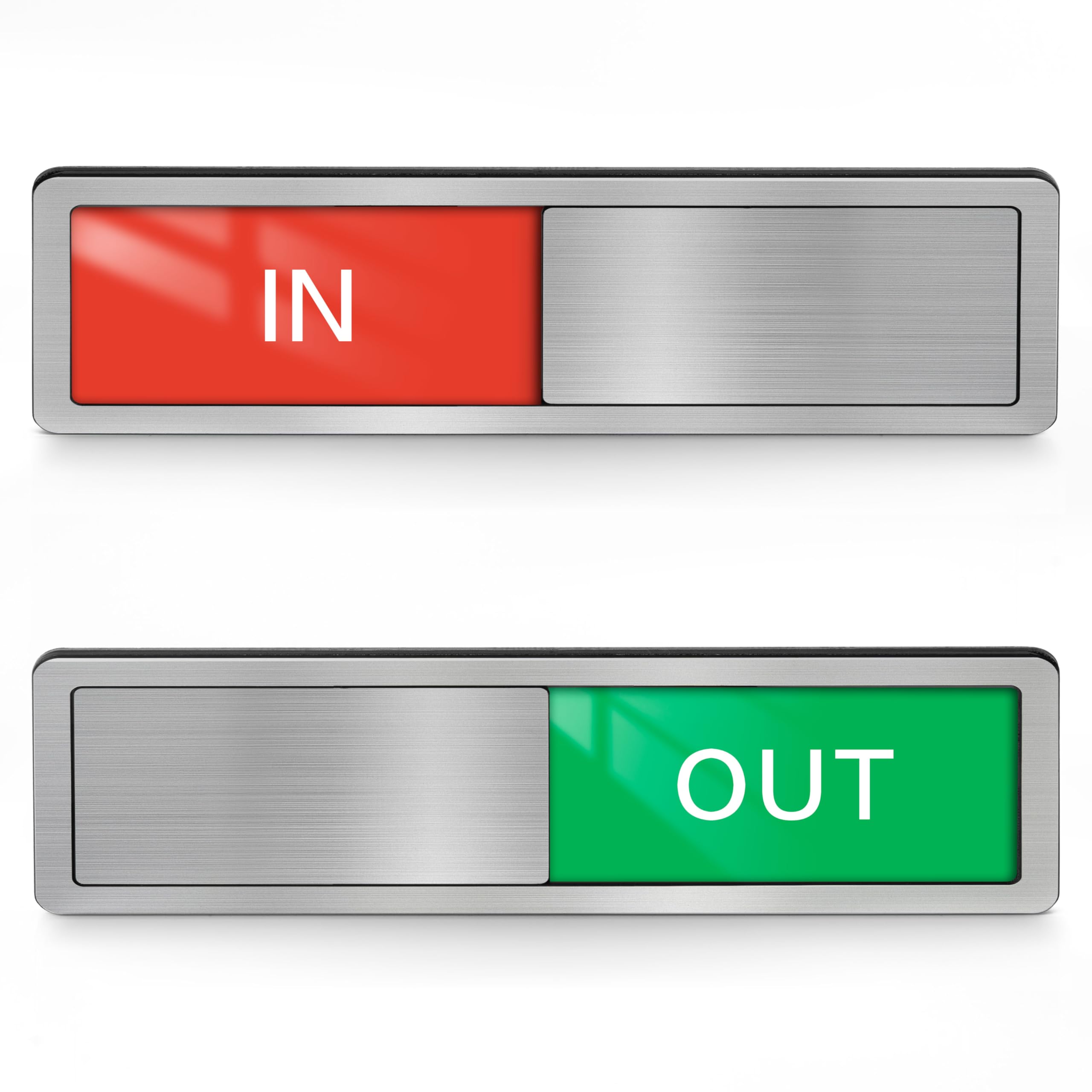 Out Of Office Sign for Home Office Restroom Conference Hospital Privacy Slider Door Indicator Sign Tells Whether Room In or Out