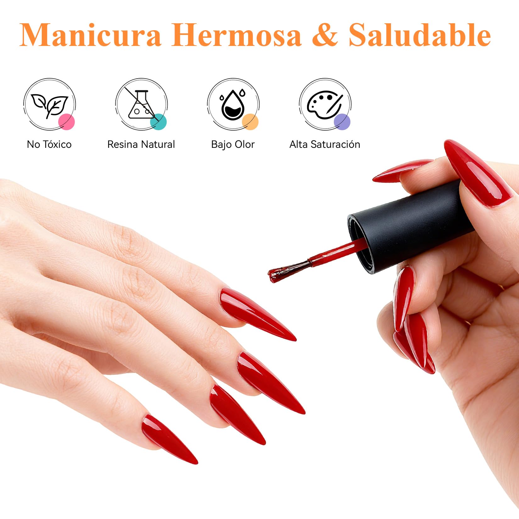 VANREESA 20 Colores Kit Uñas Semipermanentes, Uñas Semipermanentes Kit Completo con Base Top Coat Lampara UV y Herramientas Manicura, Todas Estaciones Apto Esmalte Gel Set Manicura para Principiantes