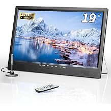 NORTHING 19.2" Portable TV with Antenna, 1080P LED Small TV for Camping