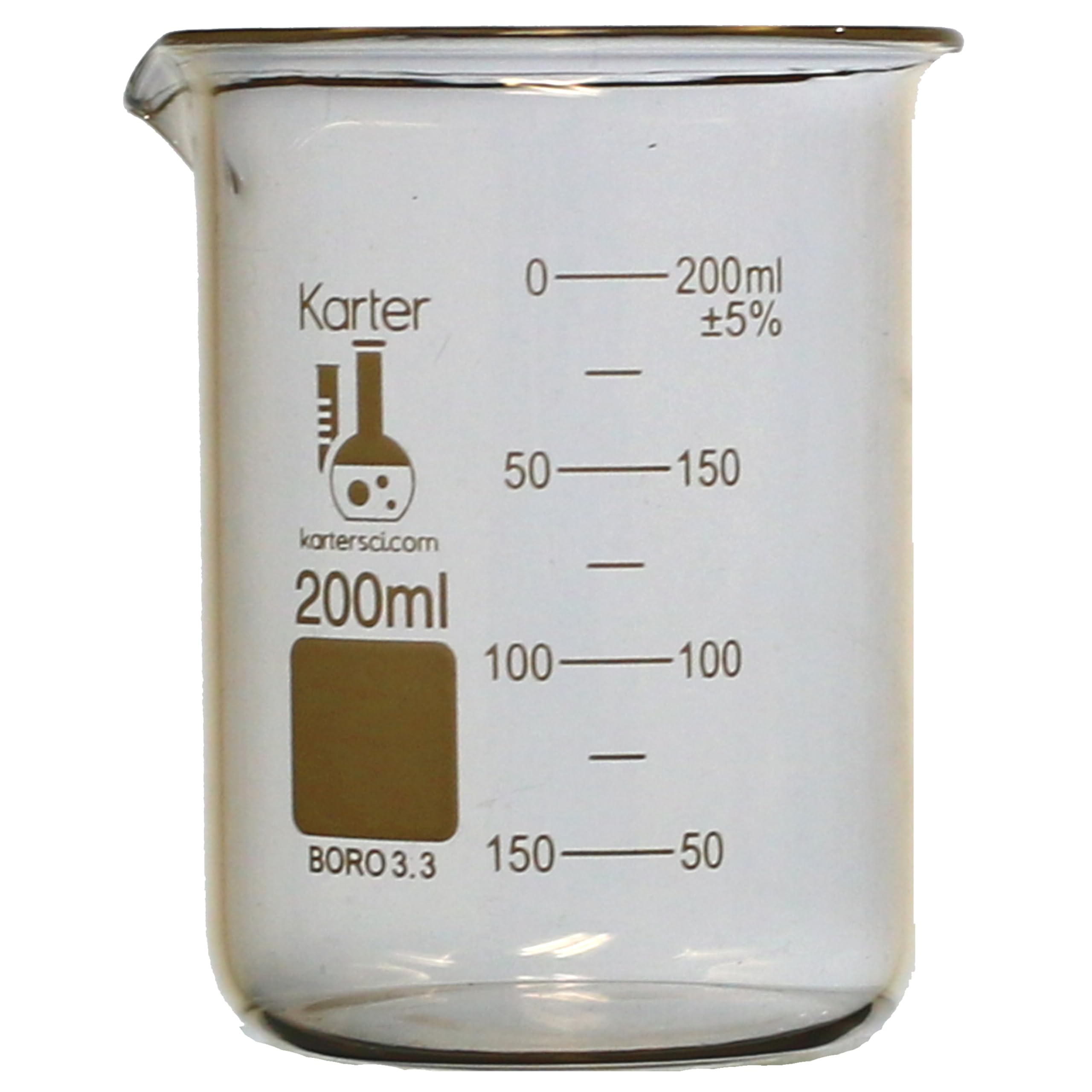 800ml Beaker, Low Form Griffin, Borosilicate 3.3 Glass, with Spout & Printed Graduations, Karter Scientific 232U2, (Pack of 6) — Amazon image 11
