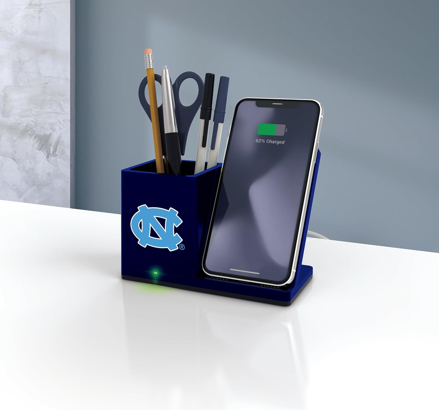 SOAR NCAA Unisex Wireless Charging Stand with Desktop Organizer - Image 2