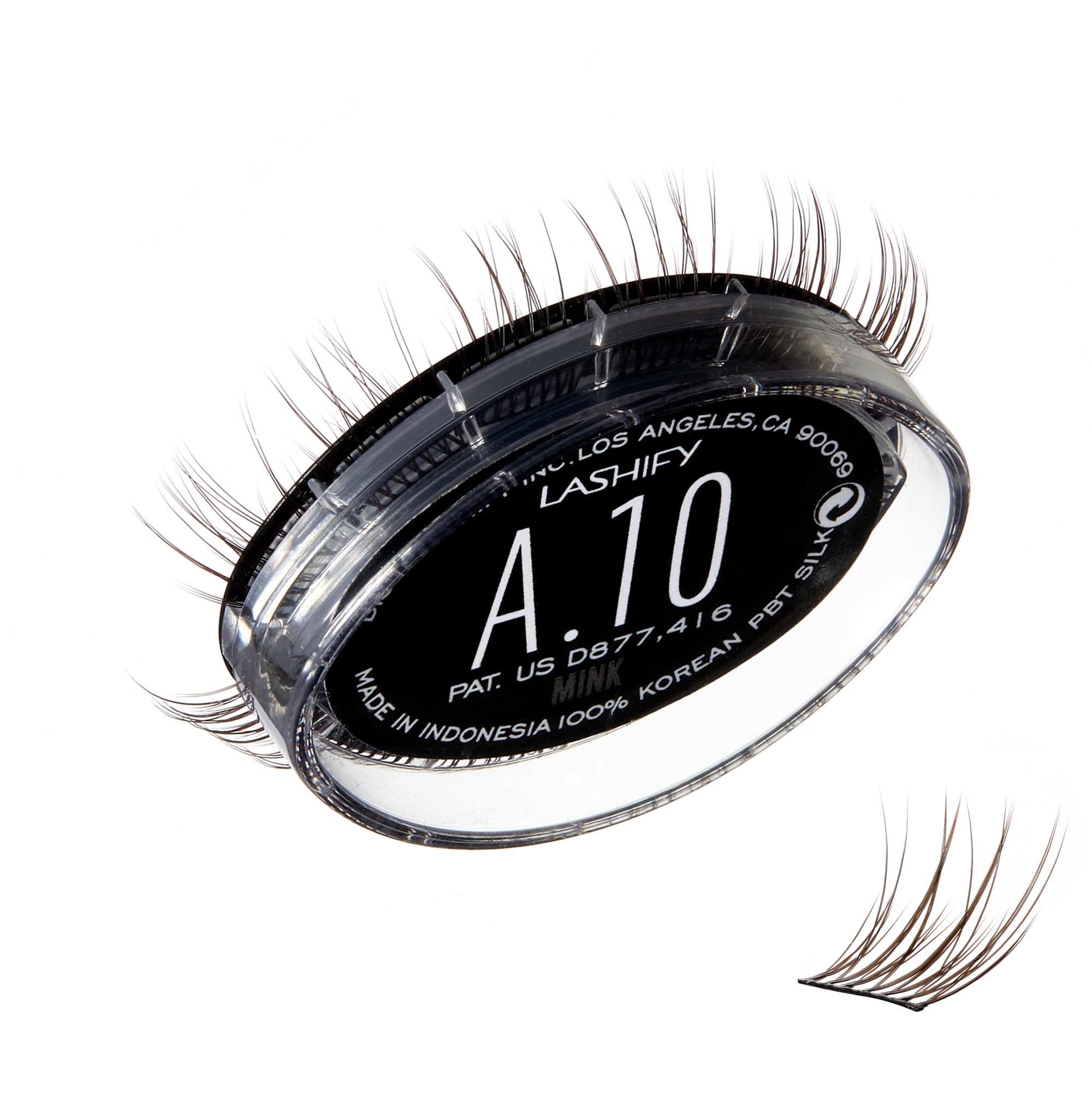 Lashify Amplify 10mm Gossamer Eyelash Extensions Refill, Minx Color, DIY False Lashes for a Natural Look