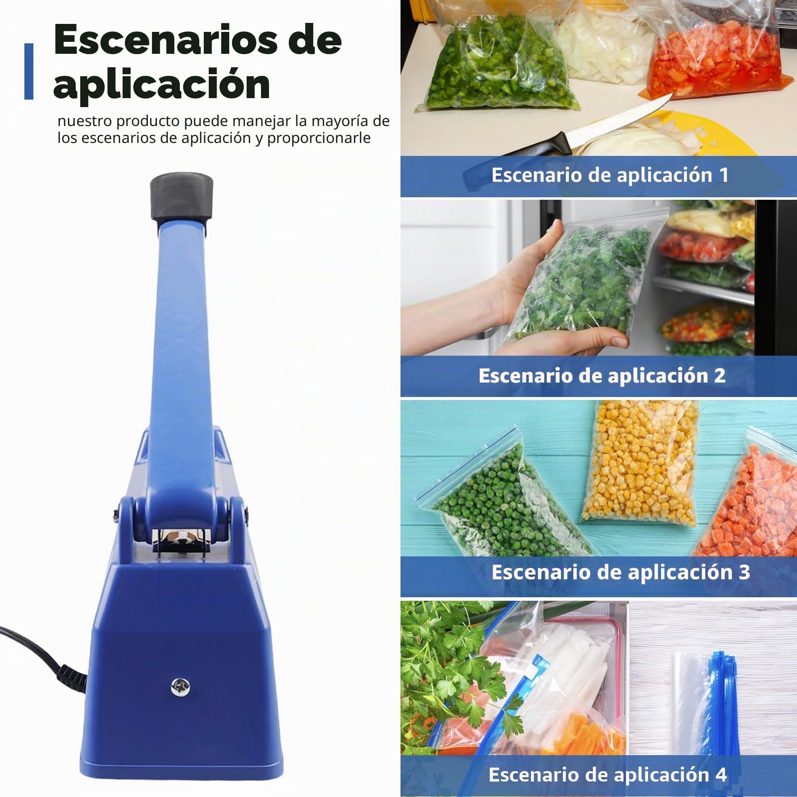 Selladora Bolsas De Plastico, Sellador De Bolsas, Termoselladora, Selladora Térmica Profesional Manual Máquina Selladora De Bolsas para Sellado De Bolsas Máquina De Envoltura Retráctil (L-300mm)