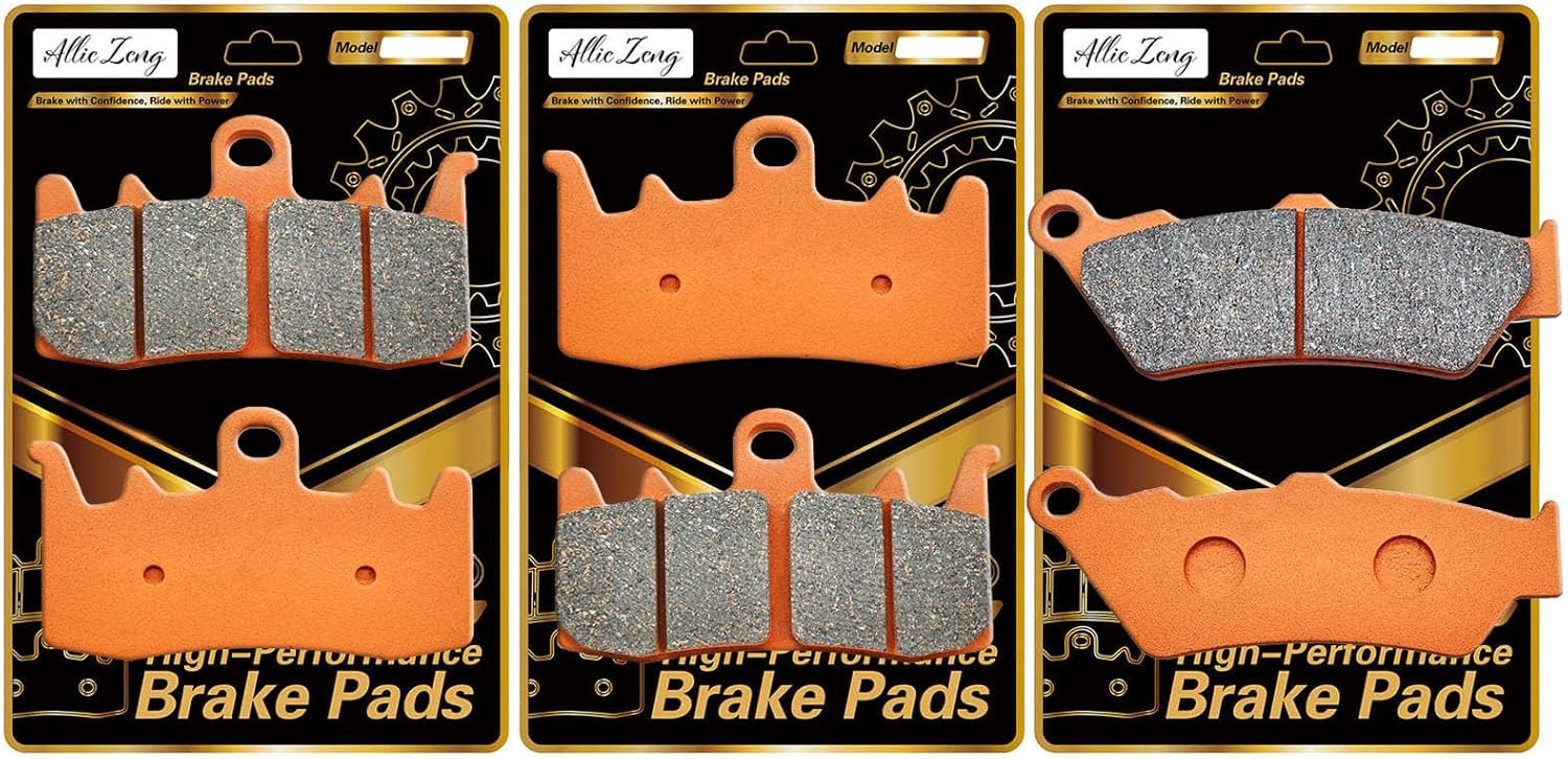 High-Performance Motorcycle Brake Pads - Carbon Fiber, Low Noise, Compatible with Fit for BMW R 1200 GS Adventure 2013-2018 R 1200 R RS RT 2015 2016 2017 2018, Easy Install, FA630F FA209R