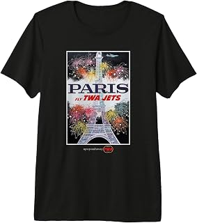 TWA Airlines Paris France Vintage T-Shirt