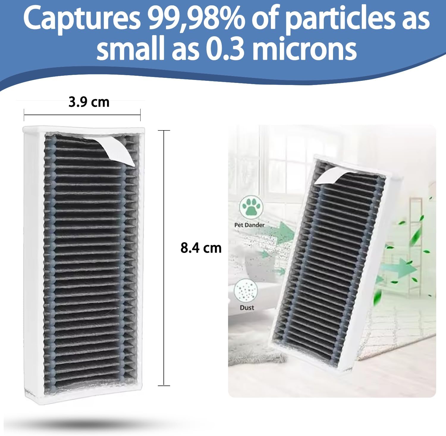 Replacement Accessories Kit Compatible with Ecovacs Deebot X11 OmniCyclone/X11 Pro Robot Vacuum Cleaner Parts 2 Main Brush 6 Roller Mop Cloth 6 HEPA Filter 6 Side Brush