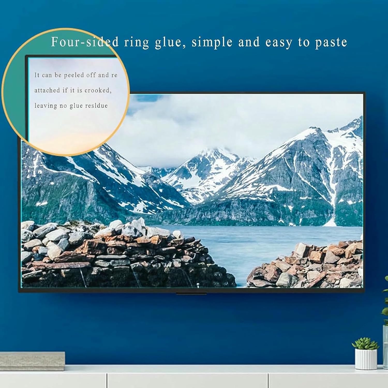 Matte/Frosted TV Screen Protective Film LCD Display Protectors Anti Glare Anti Blue Light Anti Scratch Film for Indoor And Outdoor LCD LED OLED HDTV-1