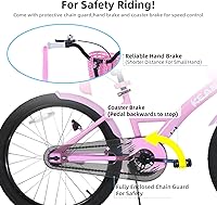 Vista 3 de KEANO Zinnia 14 16 20 Inch Kids Bike for Girls Ages 3-10 Years, Girls' Bikes with Training Wheels, Streamers, Basket and Doll Seat, Children Bicycles