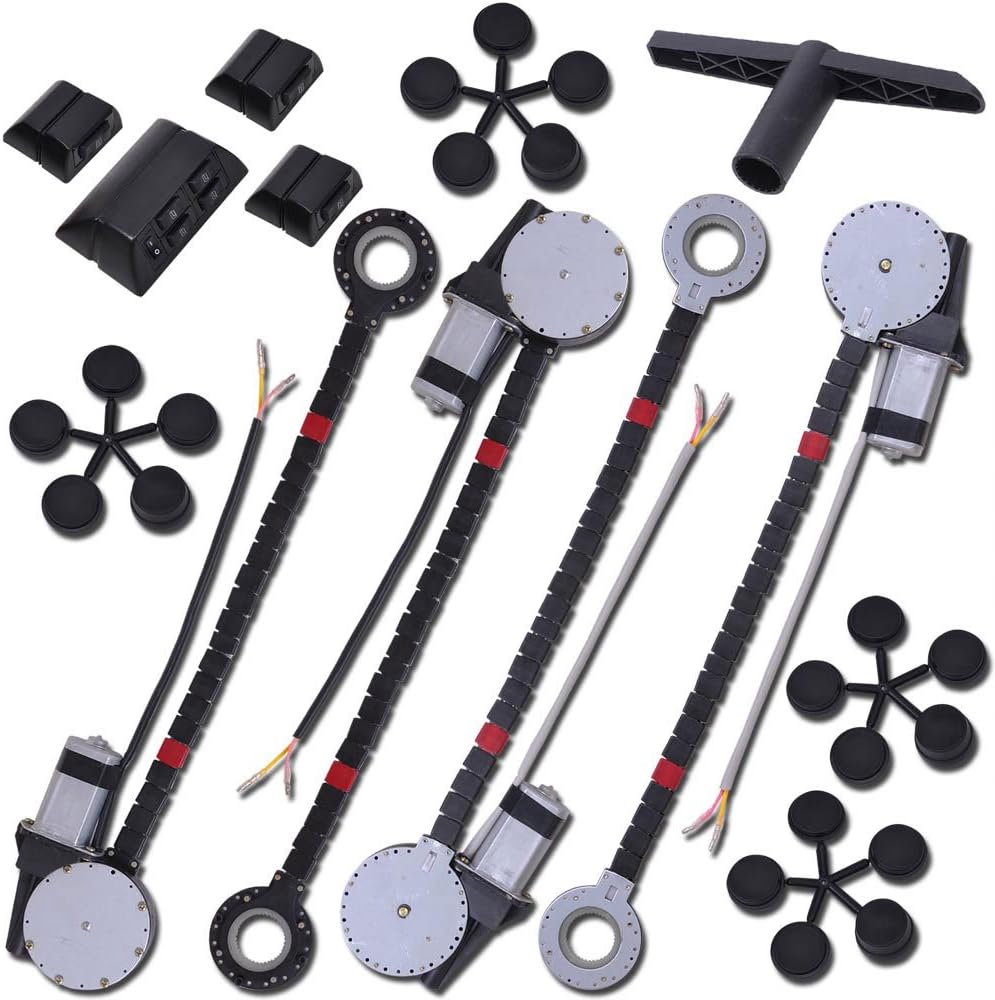 Power Window Conversion Kit for 4 Windows Car Truck Suv