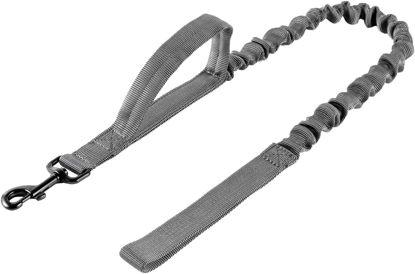 Tactical Dog Training Leash Bungee Leash with 2