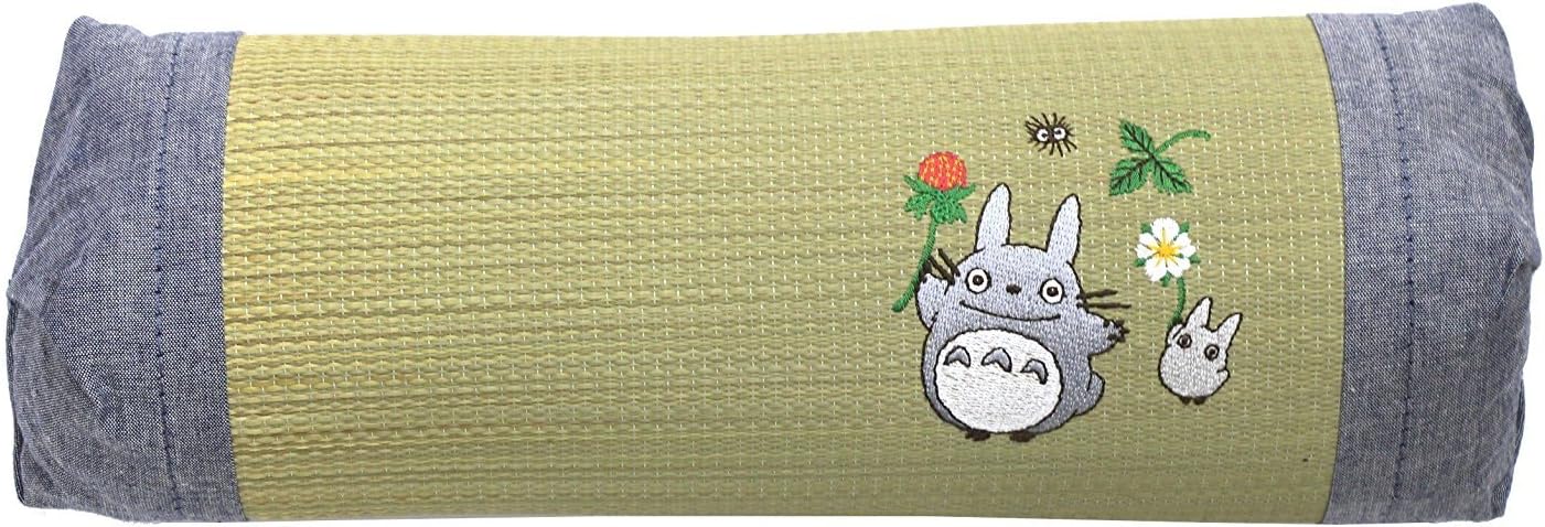 IKEHIKO Studio Ghibuli My Neighbor Totoro Authentic Japanese Rush Grass Pillow Smells Good Totoros with Strawberry 32×10cm 3649139 from Japan