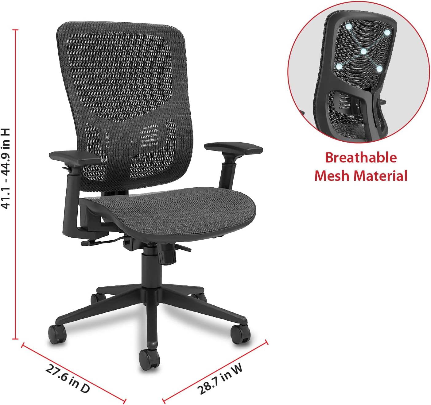 Staples Kroy Task Mesh Chair Mesh Chair Best Office Chair Staples