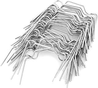 MAVIS LAVEN Glazing Clips 50 Pack, Thick Stainless Steel W Spring