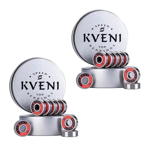 Rodamientos de cerámica para patineta, rodamientos de bolas premium 608rs Rodamientos profesionales para patinaje cuádruple, cuchillas de rodillos