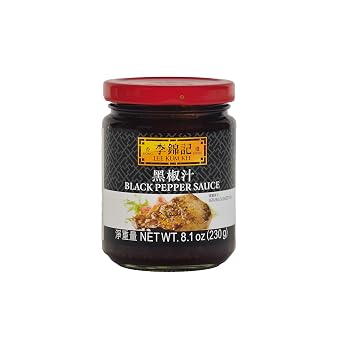 Lee Kum Kee Black Pepper Sauce 8.1 oz - 1 Pack, Ready-to-Use Sauce, Perfect for Stir-Frying, Steamed Dishes, Gravies, Marinades, Noodles, Sauces for Steak