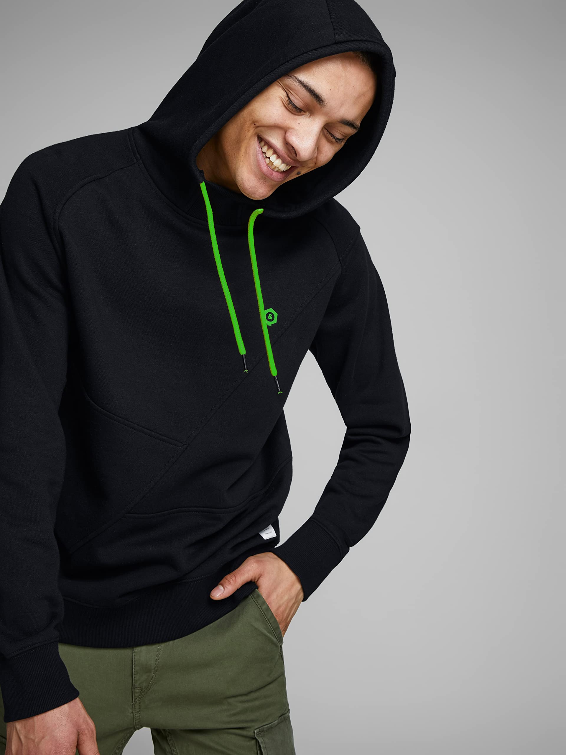 Jack & Jones Bluza z kapturem Mężczyźni JCOPINN SWEAT HOOD NOOS