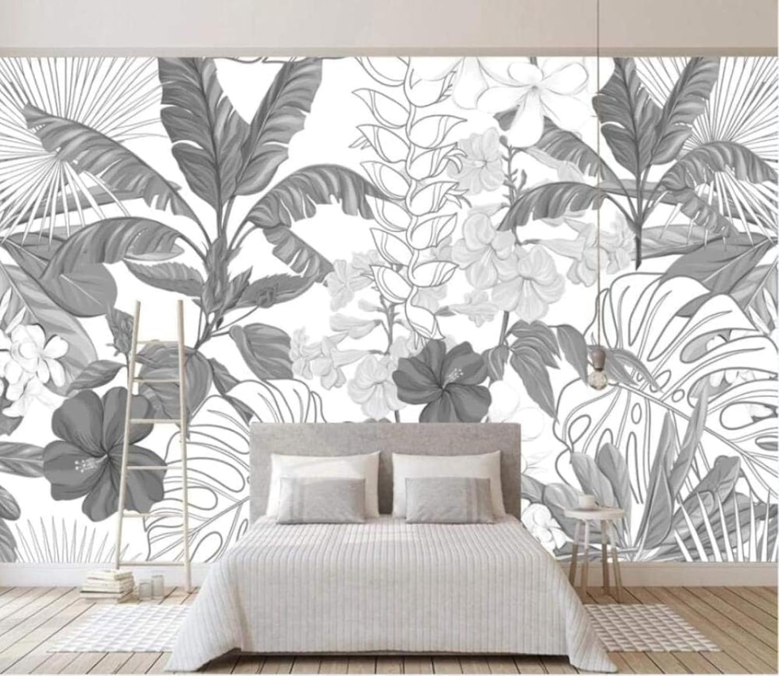 Papier peint salon canapé TV effet 3D grand format 430x300 pour moderniser un mur de chambre