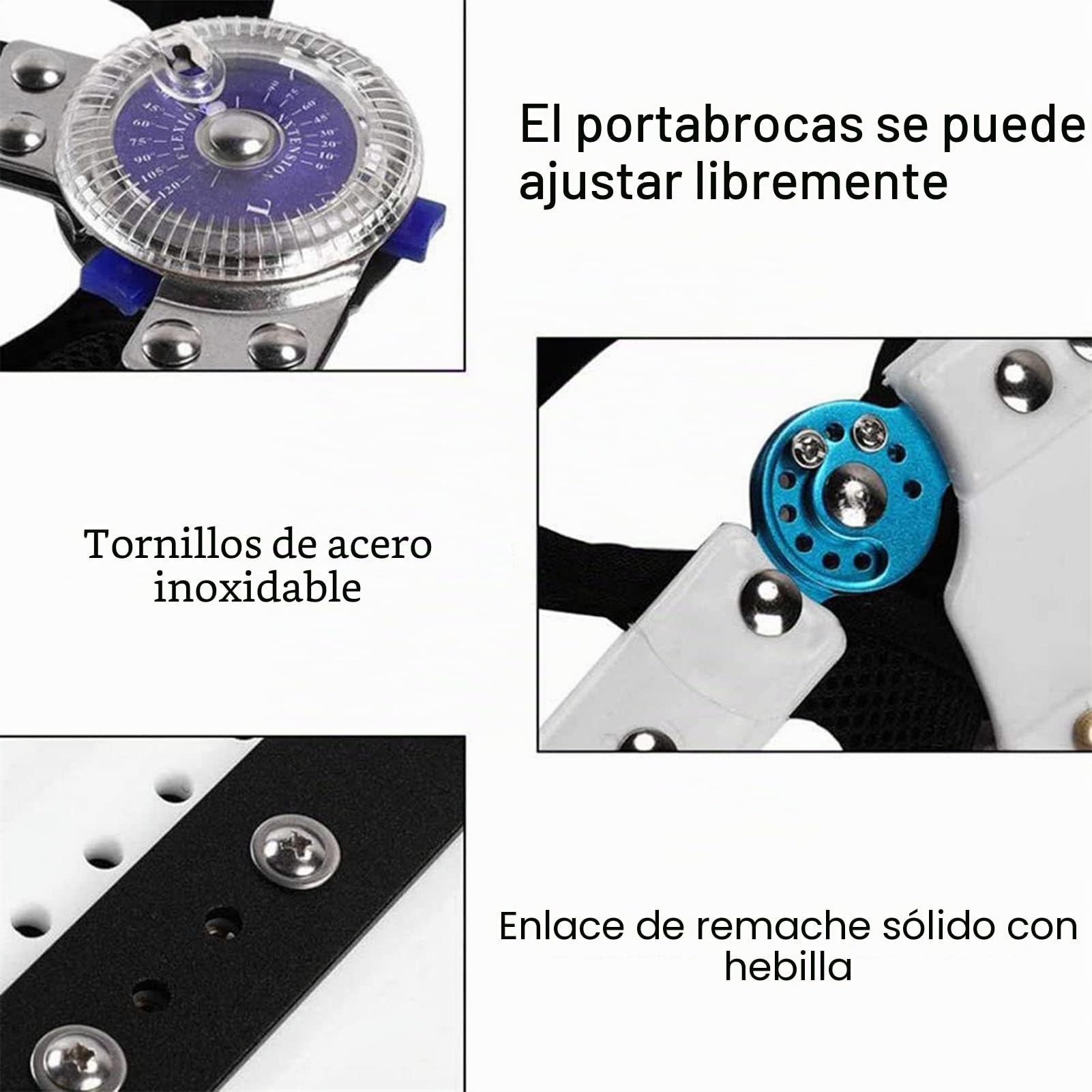 Soporte de rodilla con bisagras ROM, soporte de rodilla ajustable, protector inmovilizador de órtesis, férula de abducción de rodilla, soportes de órtesis de tobillo y pie de rodilla de cadera, fija