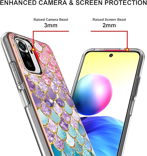 Miniatura 2 de Funda compatible con Redmi Note 10S 4G, compatible con Xiaomi Redmi Note 10 4G para teléfono móvil TPU funda LP