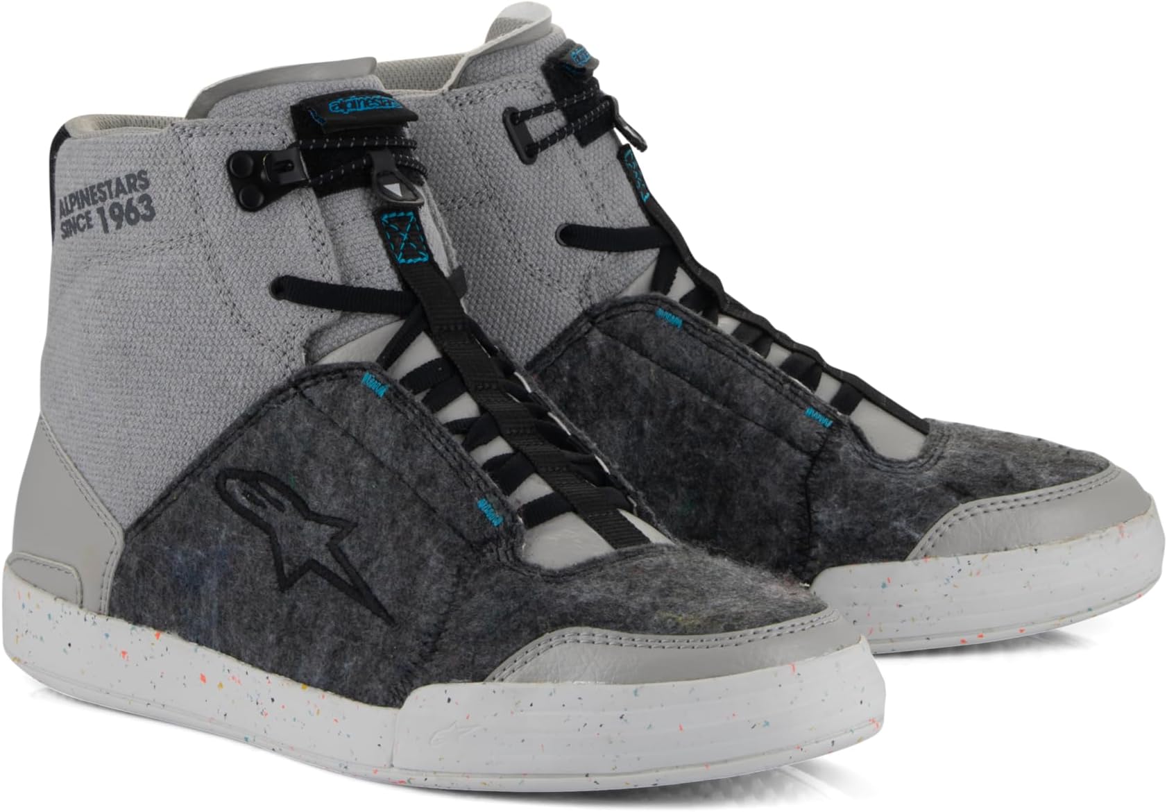 CIRCAL Riding Shoes, Grey and Black, Urban Motorcycle Sneakers with CE Certified Protection Size 9