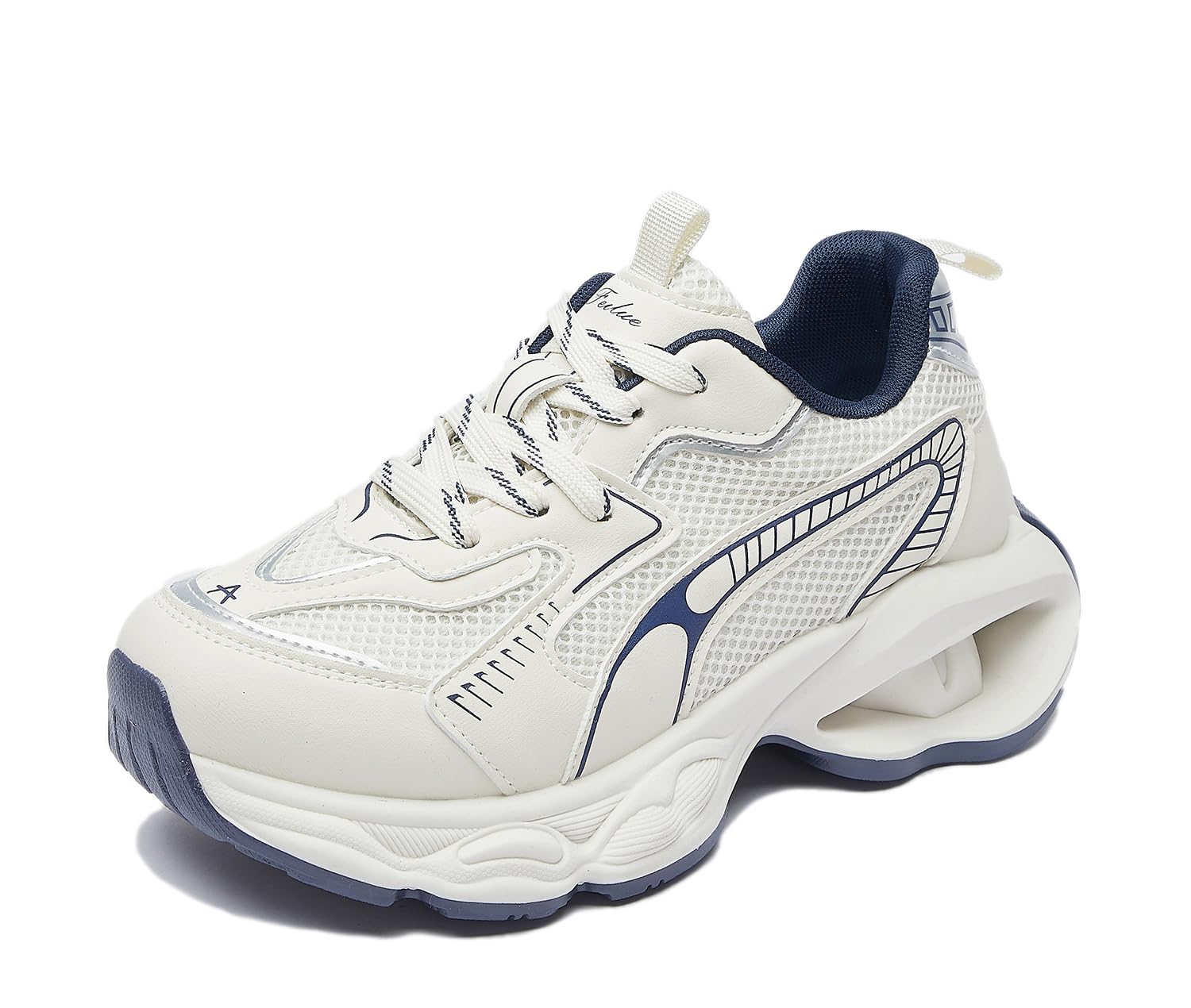 Sneakers bleu décontractées légères pour vos sorties et marche urbaine - 8