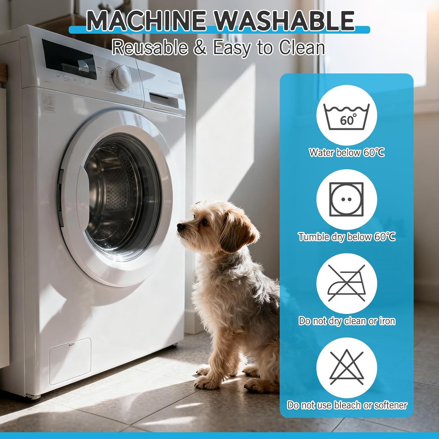 Washable Pee Pads for Dogs - 32”x25” 2PCS,Cute Paw Shape Whelping Pad for Puppy Training,Playpen Crate Bed Floor Protector, Reusable Dog Potty Pads Non-Slip,Super Absorbent & Odor Controlling