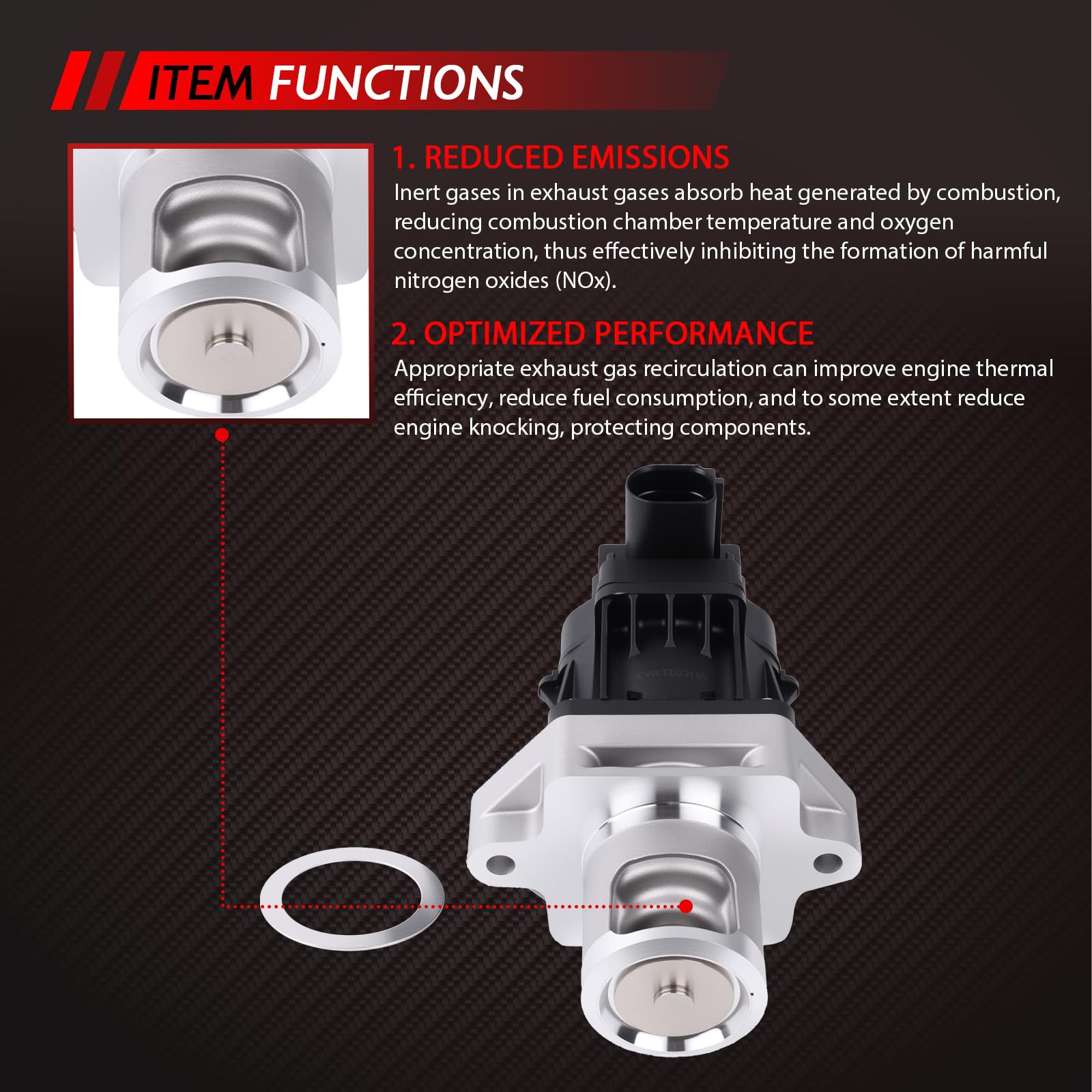 Valvola EGR ricircolo gas di scarico Merautop SJ per 2.0 CDTI 96-121kW sostituzione per Astra J Station Wagon Berlina Sports Tourer Insignia Country Tourer Zafira C 0851288 851288 K5T70977 55566052
