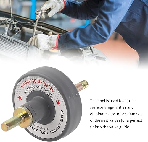 Miniatura 3 de Kit de herramientas de lapeado de válvulas, kit de fijación de herramientas de lapeado de válvula con 5 placas de succión de 1000 rpm a 1250 rpm,