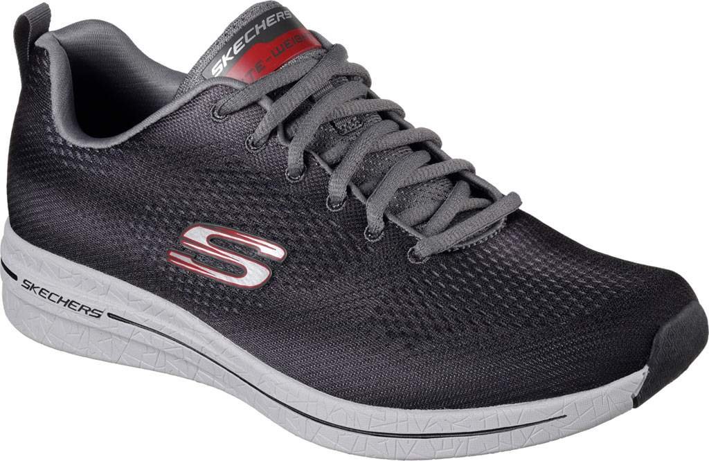 Skechers Men's Burst 2.0 Debore Sneaker,Black/Gray,US 9 M