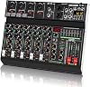 6 Channel Professional Portable Audio Mixer,320 DSP Effects+7-Band Equalizer,Bluetooth Sound Card+48V Phantom Power,USB Interface,for PC Recording,Karaoke Studio Effects,and Streaming Playback