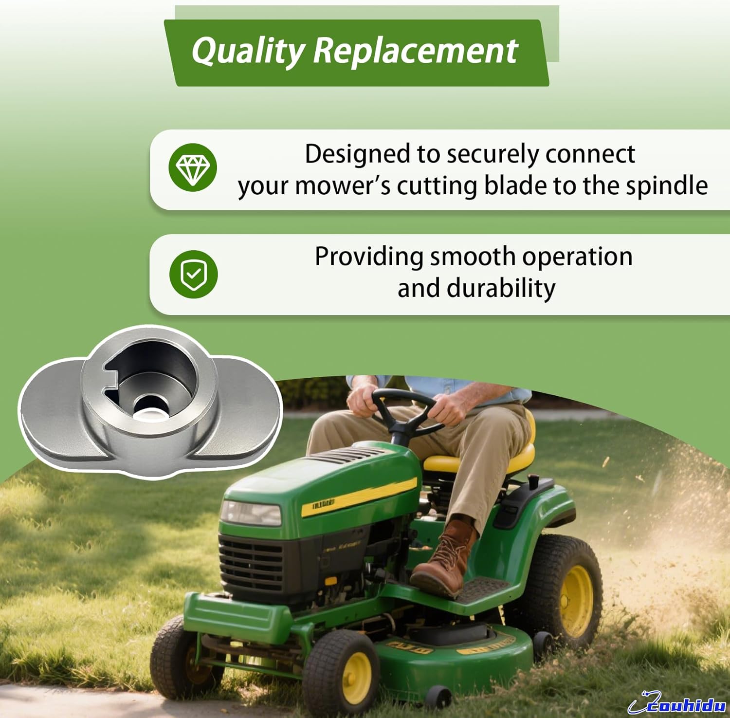 2026 Upgraded 748-04096 Blade Adapter 1.19" x 25mm, Compatible with Yard Machine, Cub Cadet, MTD, Troy-Bilt, Bolens, Husky and Murray Walk-Behind Mowers Models, Replace 748-04227 753-06304
