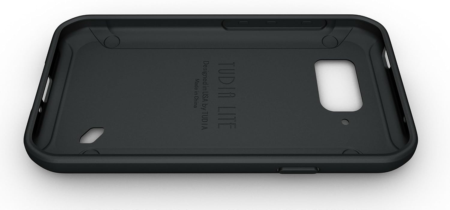 TUDIA Galaxy S6 Active Case, [Arch] Minimal Design Slim Fit Shock Absorption Lightweight TPU Bumper Protection Case Cover for Samsung Galaxy S6 Active (Black)