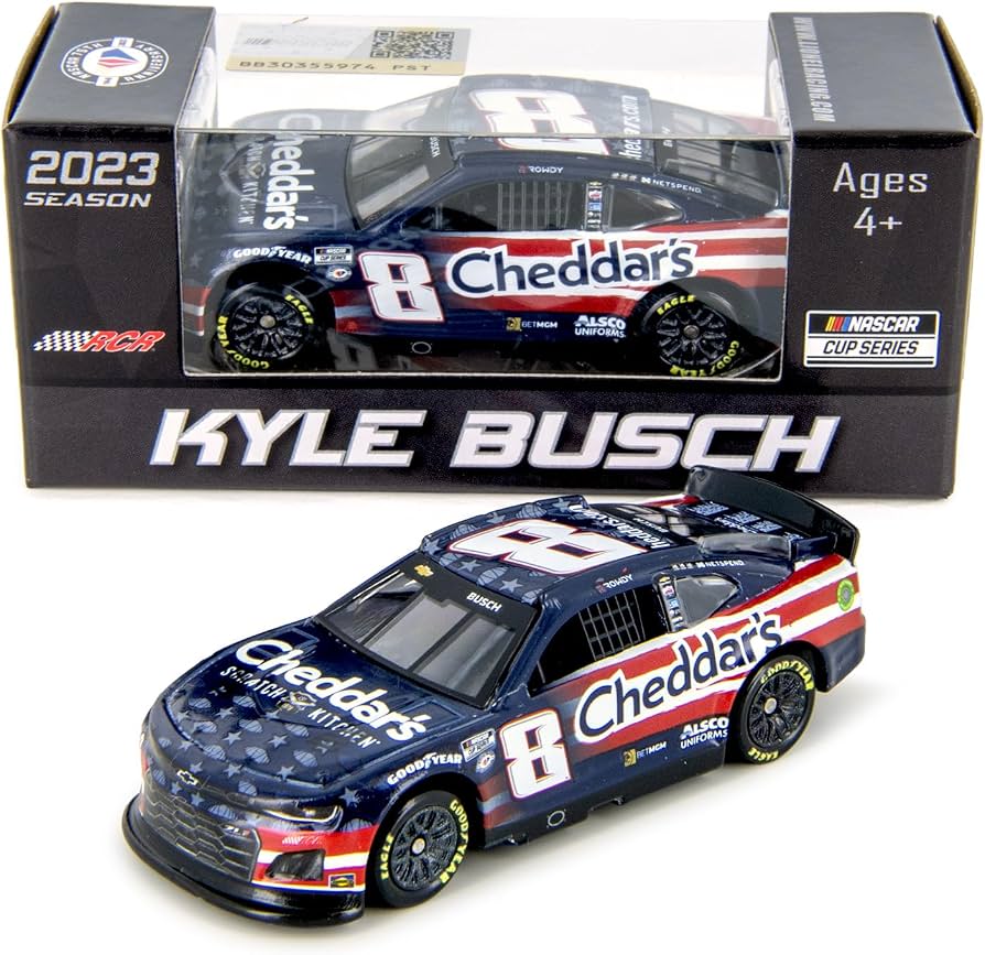 Lionel Racing Kyle Busch 2023 Cheddar's Patriotic Salutes Diecast