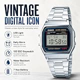 Casio Montre Homme Digitale avec Bracelet en Acier Inoxydable – A158WEA-1EF - 2
