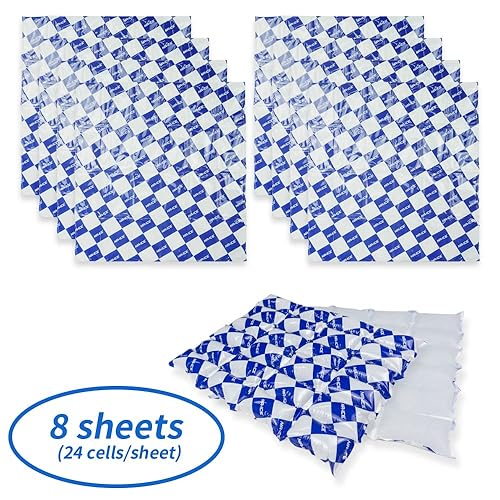 Miniatura 6 de Paquetes de hielo seco para envío - Paquetes de hielo seco para envío de alimentos congelados - Mantas de hielo flexibles para congeladores - Bolsas